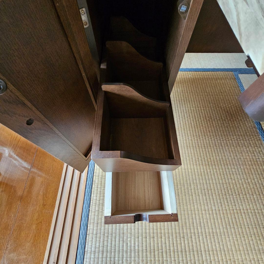 【お値下げ】大塚家具　ドレッサー　鏡台　三面鏡　高級　天然木ナラ