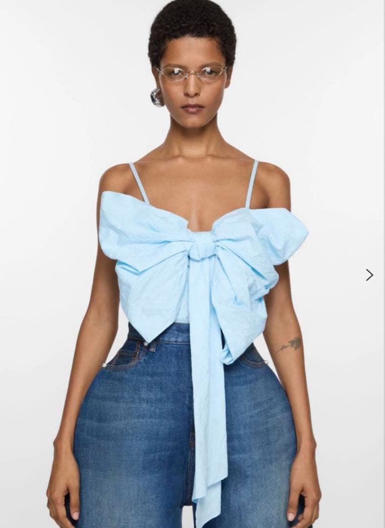 Acne Studios リボンストラップブラウス