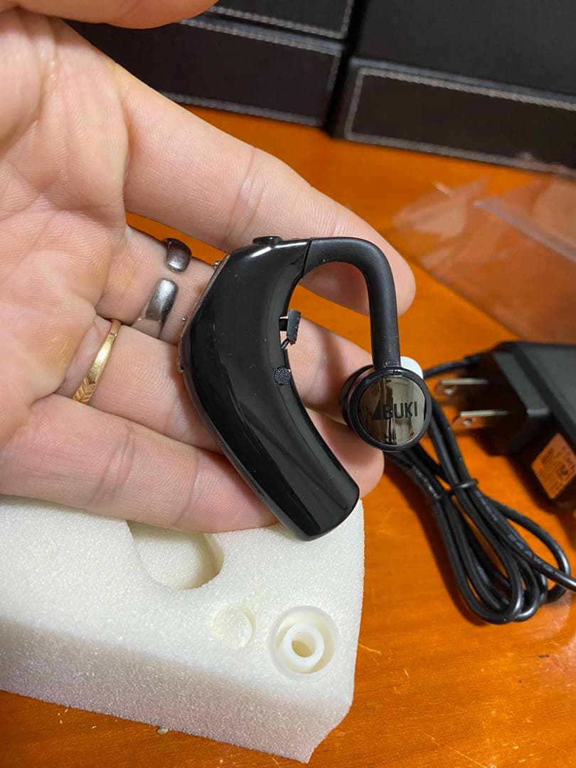 伊吹電子 音声拡聴器 骨伝導耳掛け式 ボン・ボイス 右耳用