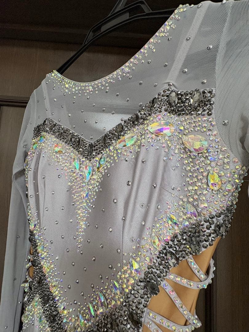 社交ダンス用シルバードレス