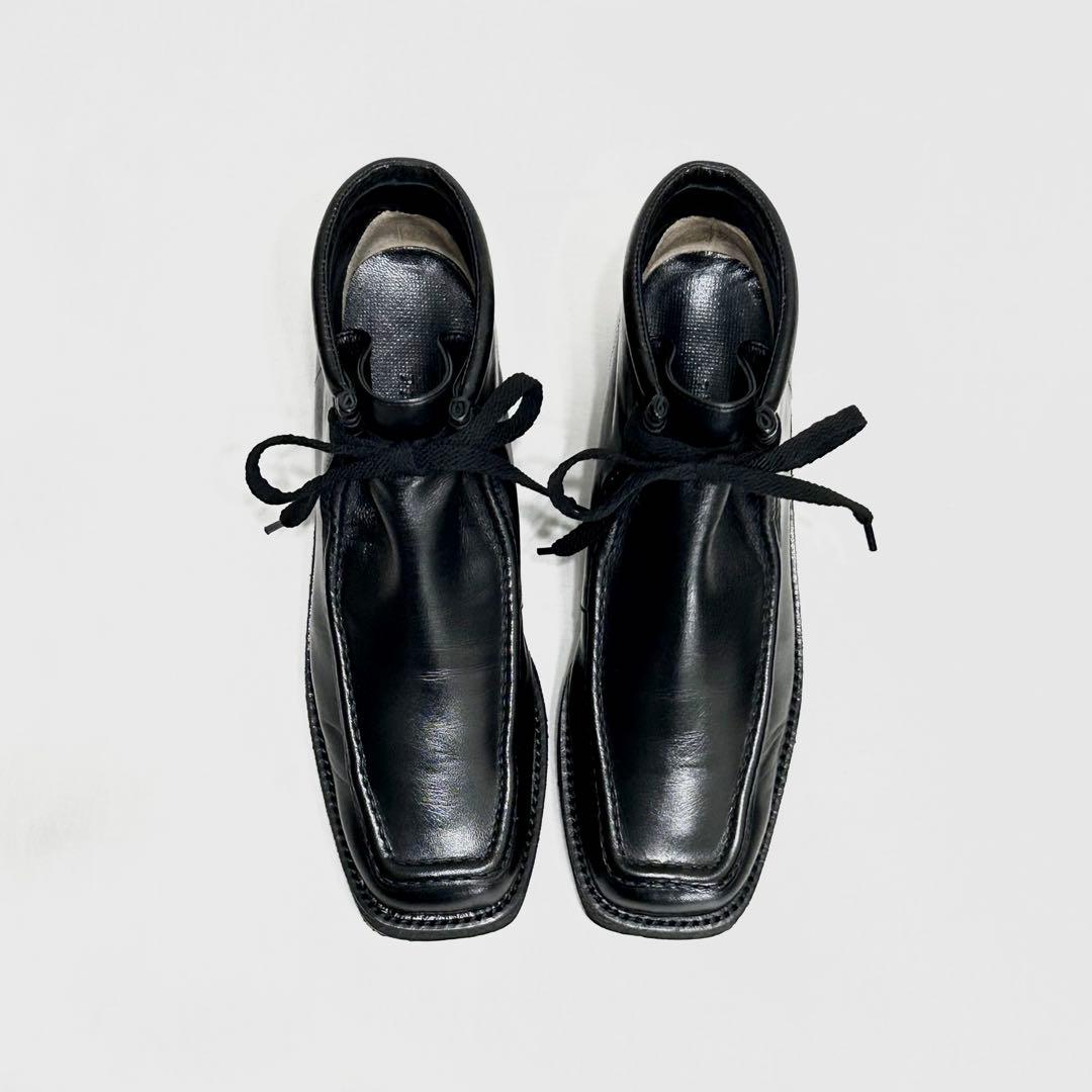 ■定5.4万 ピッピシック 38 レースアップシューズ ローファー 黒 ブーツ