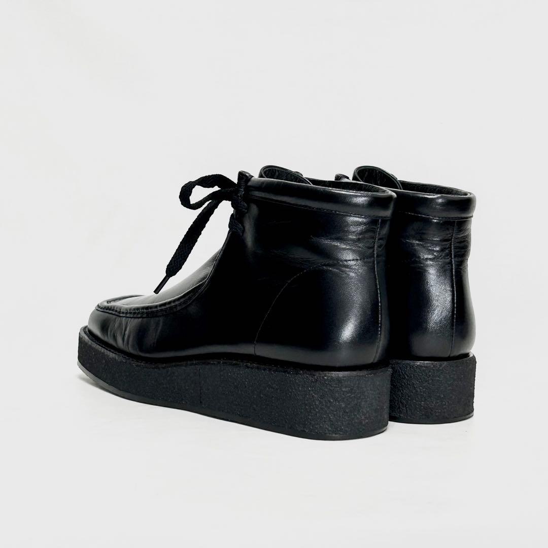 ■定5.4万 ピッピシック 38 レースアップシューズ ローファー 黒 ブーツ