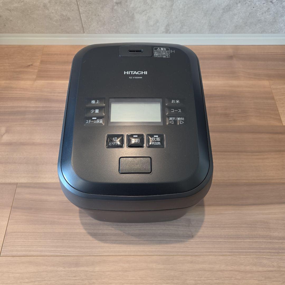 美品/利用少なめ HITACHI 圧力炊飯器 RZ-V100HM K