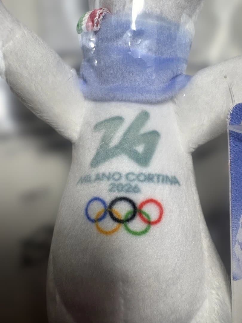 Tinaミラノコルティナ2026オリンピックぬいぐるみ18cm新品未開封 即発送
