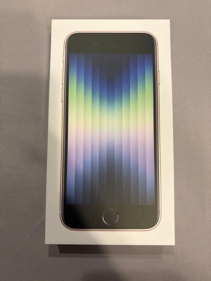 iPhone SEホワイト　本体