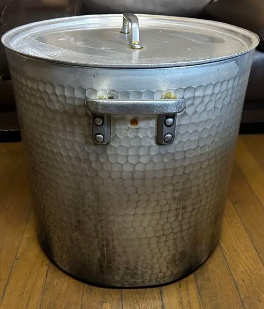 アルミ　両手深型鍋　寸胴鍋　SS 45cm 業務用　蓋付き