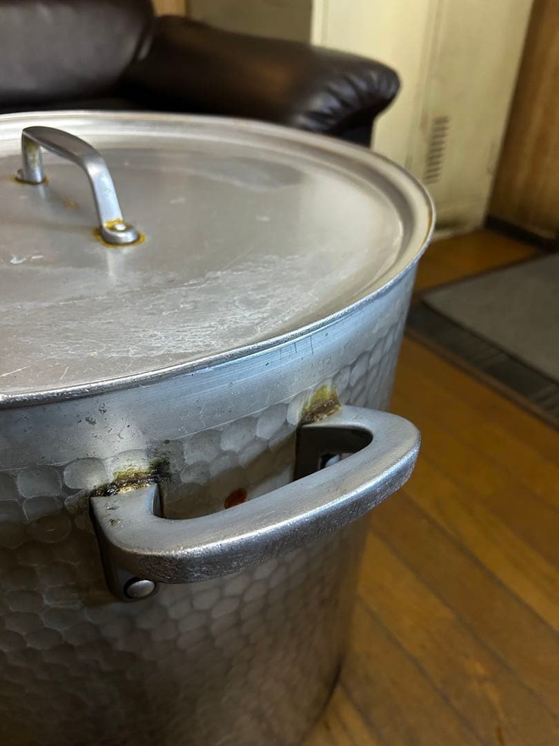 アルミ　両手深型鍋　寸胴鍋　SS 45cm 業務用　蓋付き