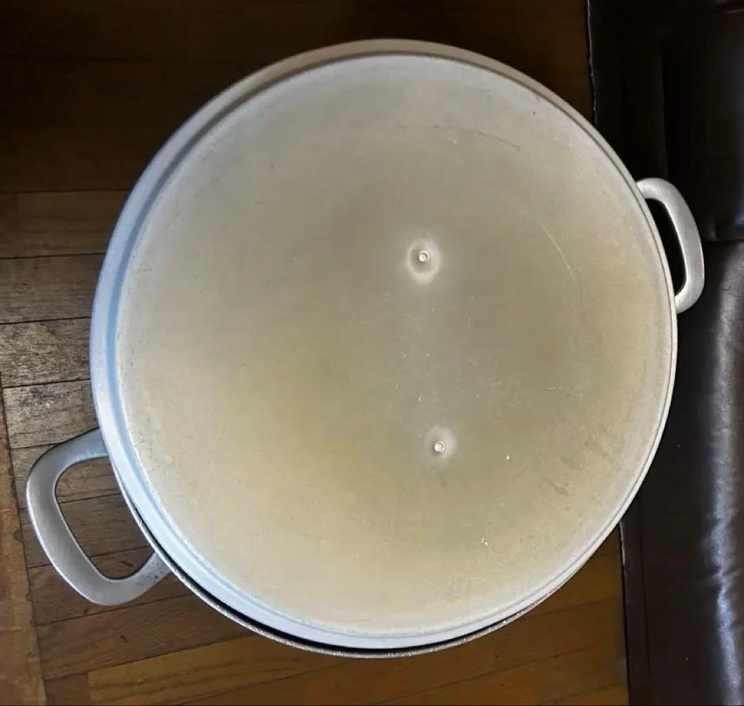 アルミ　両手深型鍋　寸胴鍋　SS 45cm 業務用　蓋付き