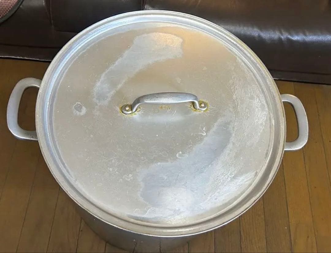 アルミ　両手深型鍋　寸胴鍋　SS 45cm 業務用　蓋付き