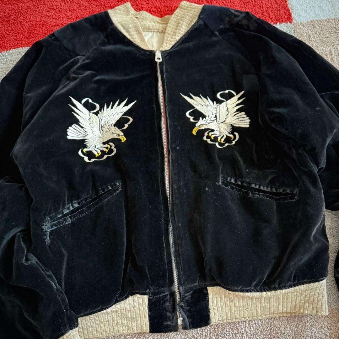 50s ヴィンテージ スカジャン 別珍 souvenir jacket