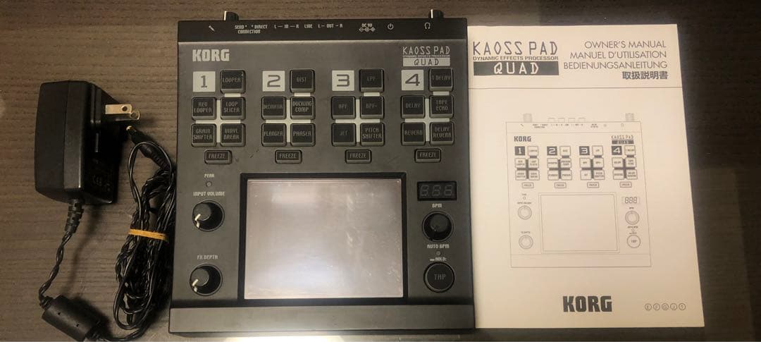 (7/11値下げ)KAOSS PAD QUAD 説明書あり
