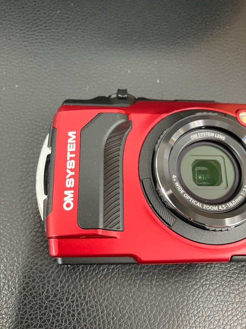 新品未使用！OM SYSTEM TG-7 デジタルカメラ　赤　レッド