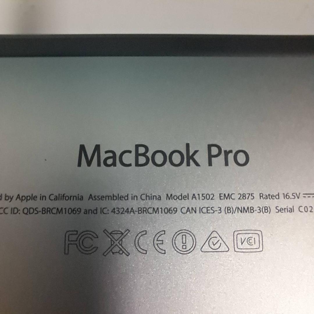 MacBook　Pro　A1502　ACアダプター付属　Corei5 現状品