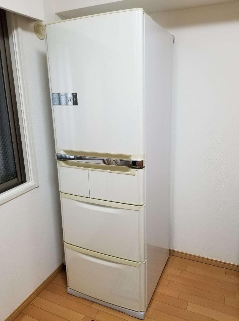 引取り限定 三菱ノンフロン冷凍冷蔵庫 MR-S40J-W