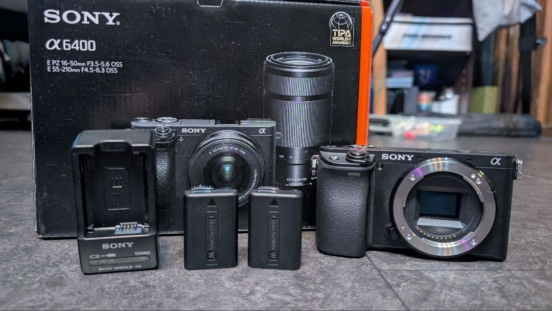 SONY a6400 ミラーレスカメラ シャッター回数2052