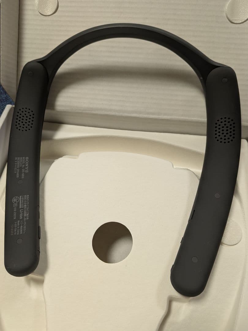 SONY ワイヤレスネックバンドスピーカー BK