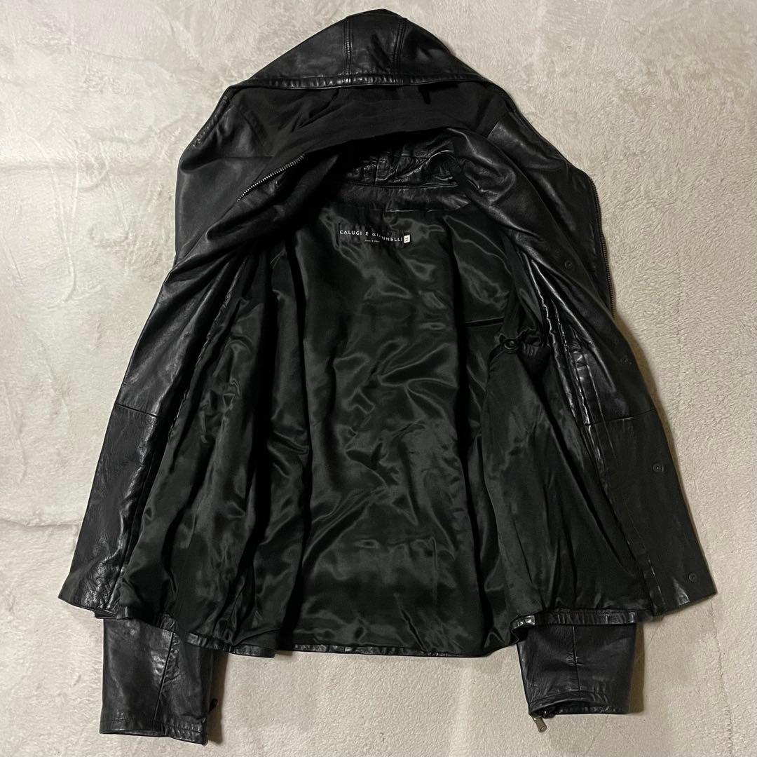CALUGI E GIANNELLI レイヤードレザージャケット archive