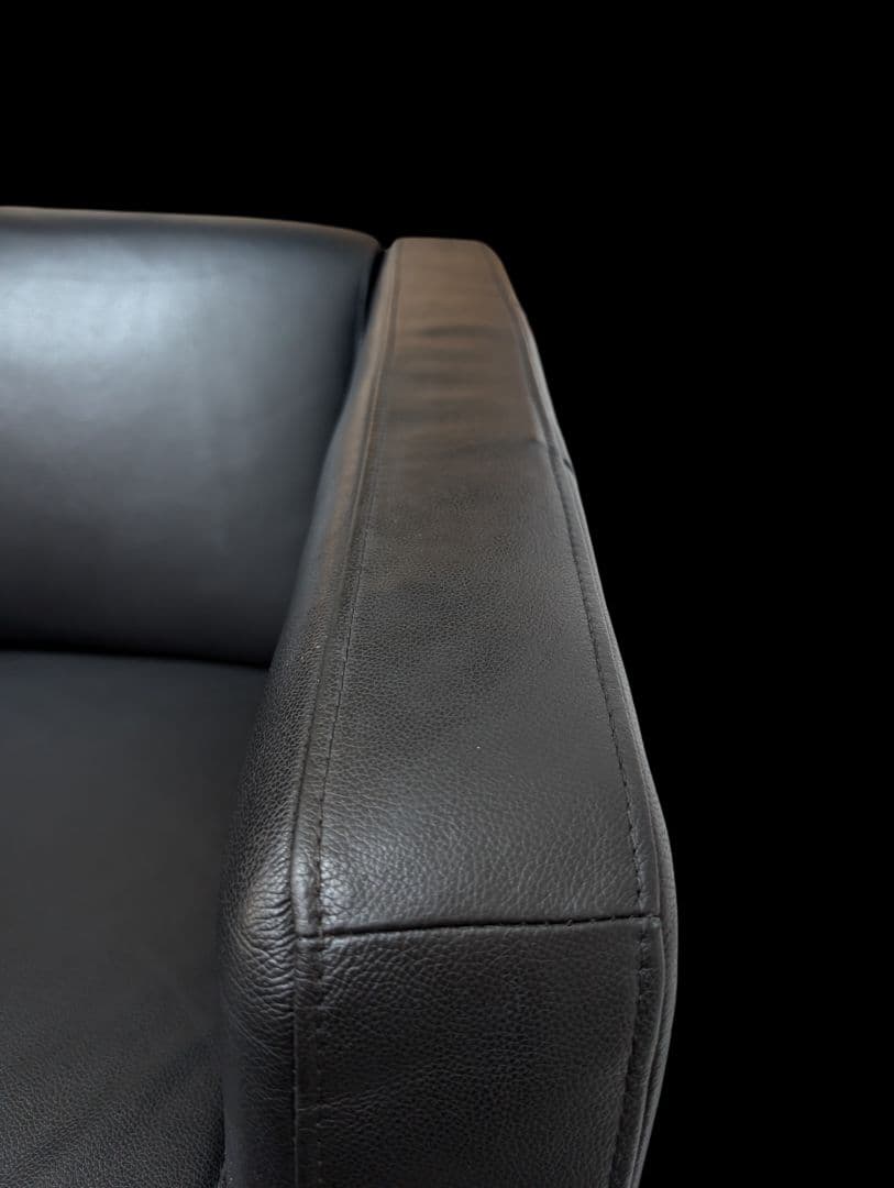 【nananabo】PLUS 本革 レザー ソファ アームチェア