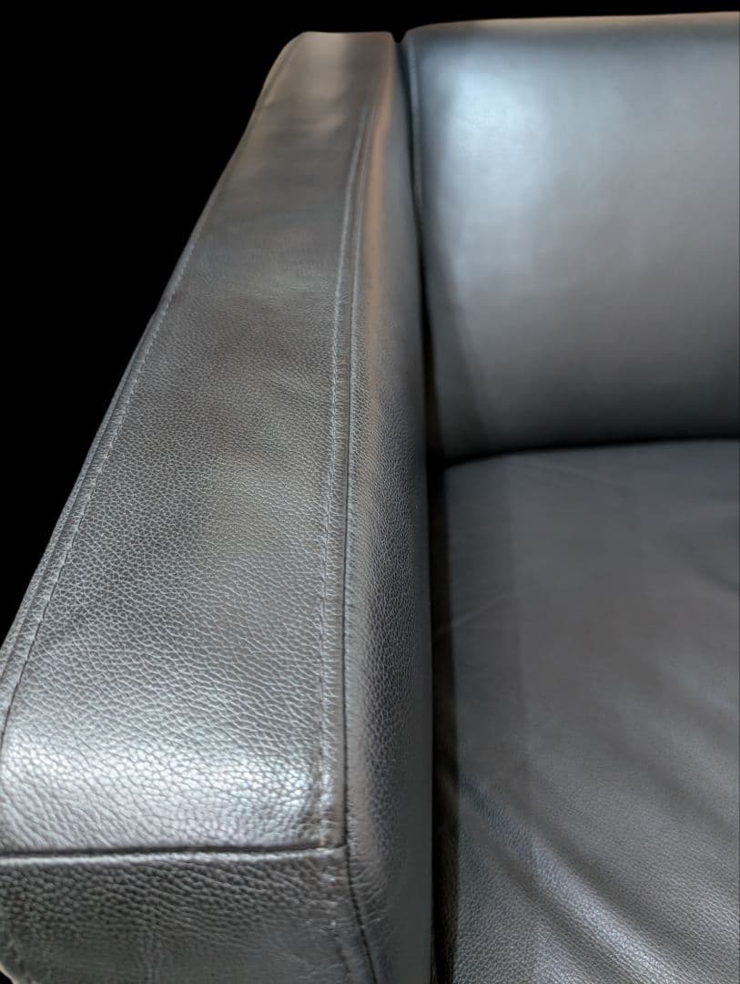 【nananabo】PLUS 本革 レザー ソファ アームチェア