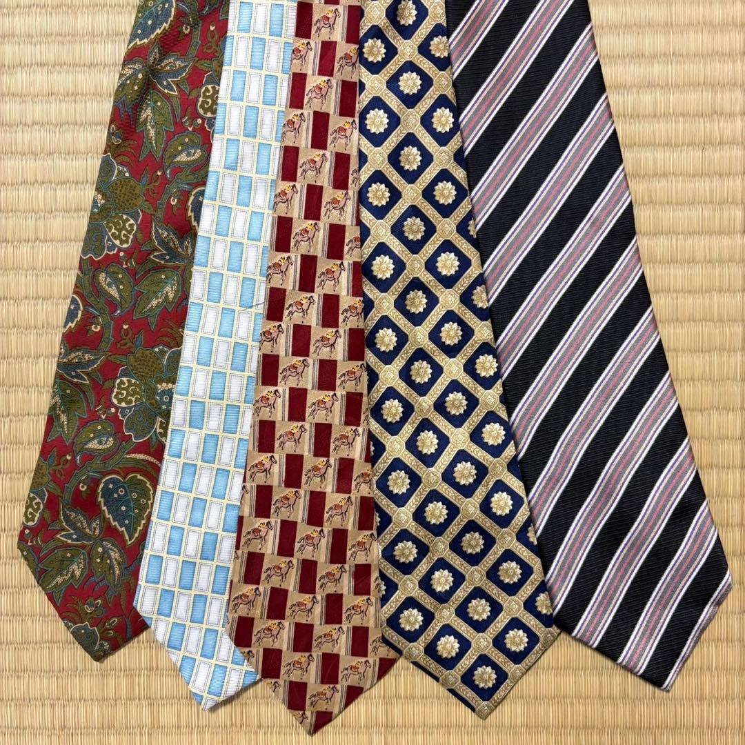 ハイブランドネクタイ 50本セット 全てシルク バーバリー エルメス まとめ売り