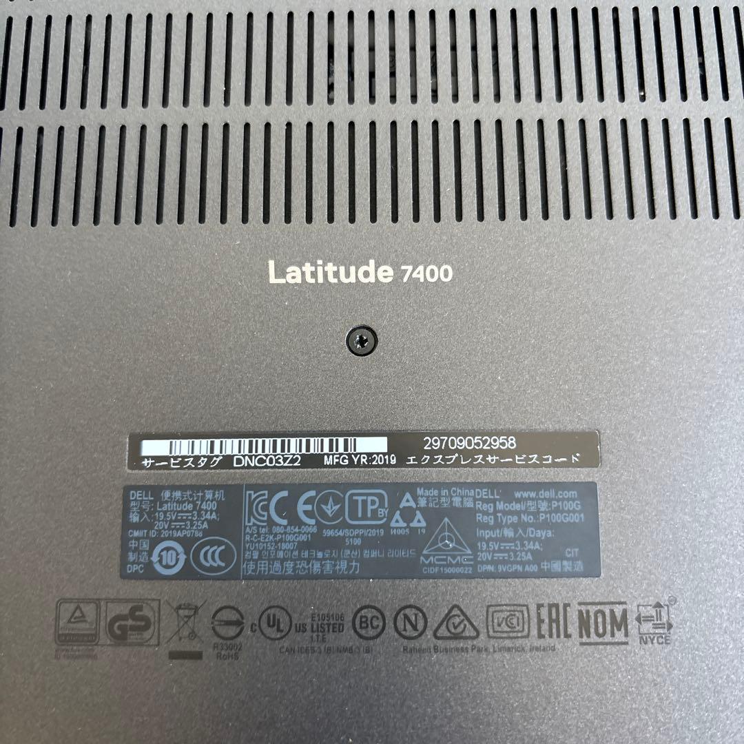 DELL latitude 7400 i5-8365U メモリ8GB #5956