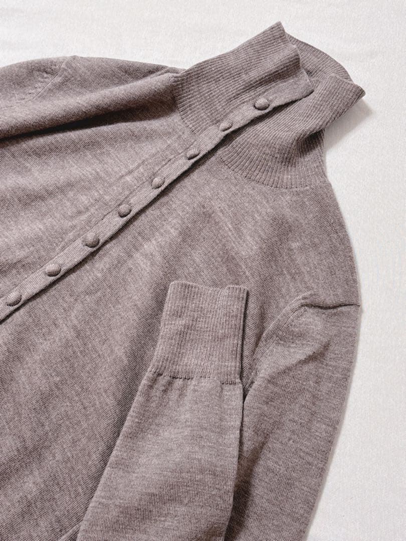 ●大人気　美品✨MACHATT エンパイアタートルニット　モカ