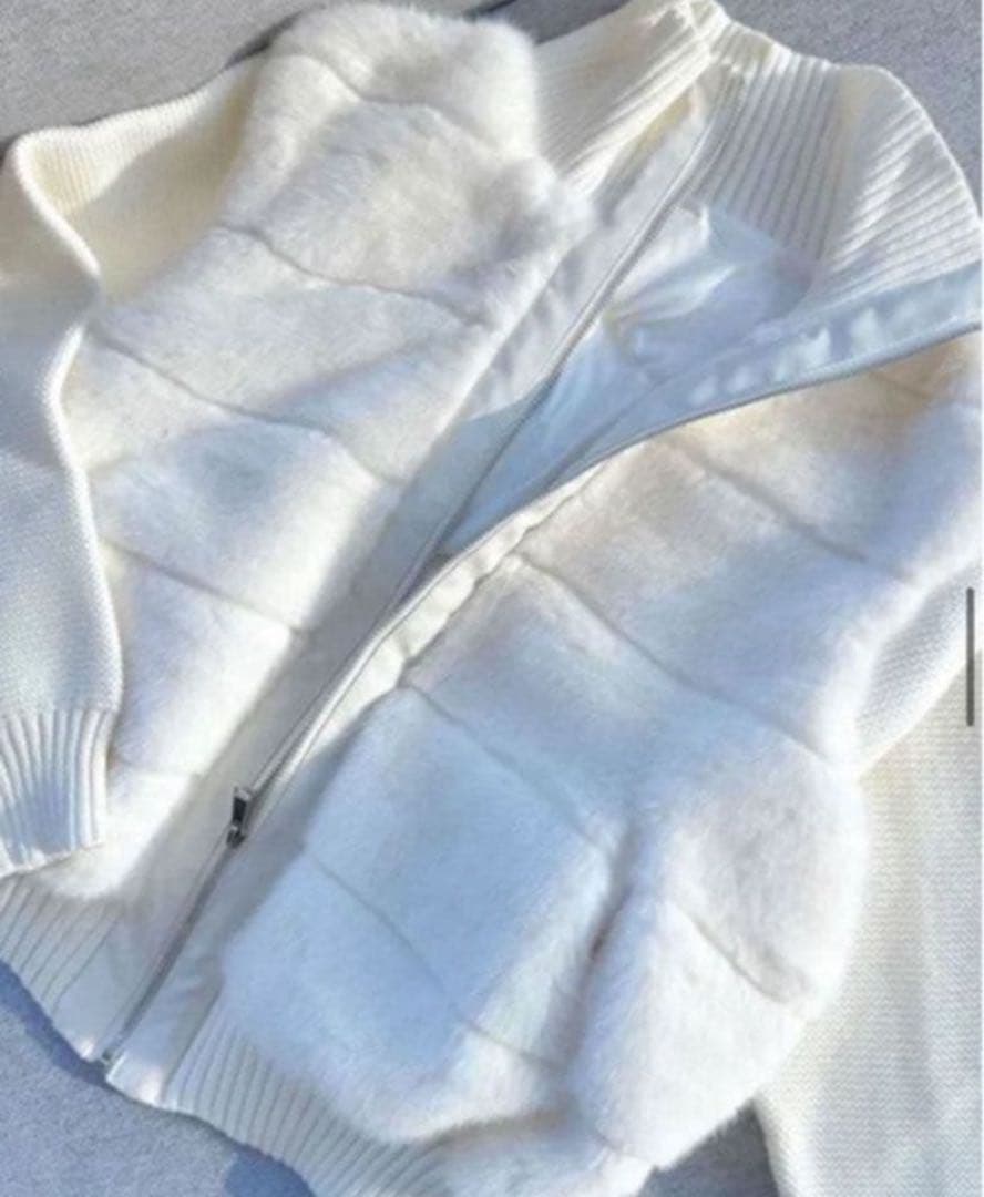 翌日配送　ダウンコート　エコファーダウンジャンパー　ダウン　新品