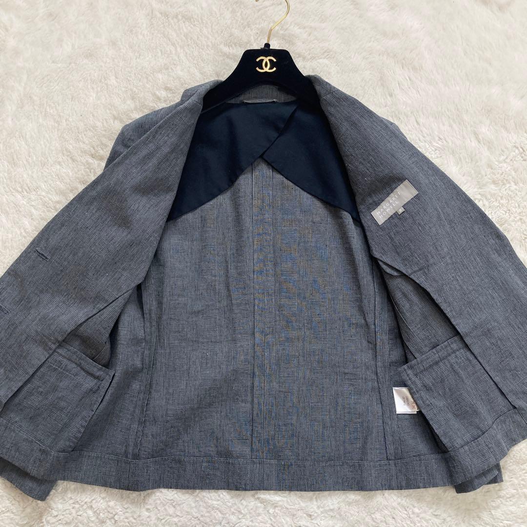 美品✨マーガレットハウエル　スーツ　セットアップ　リネン混　春夏　M〜L