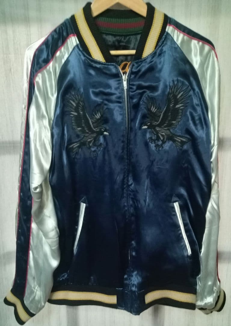 クローズ & WORST 坊屋春道 狼&鴉リバーシブルスカジャン