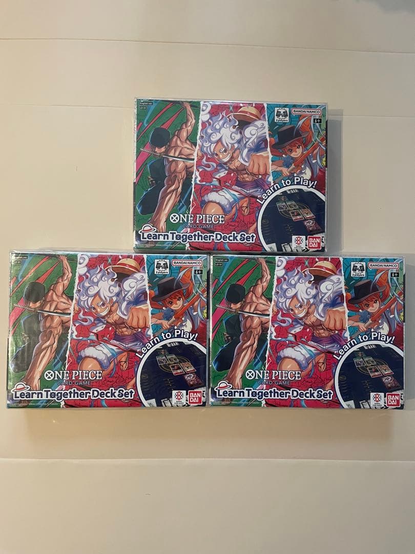 ONE PIECEカードLearn Together Deck Set 3セット