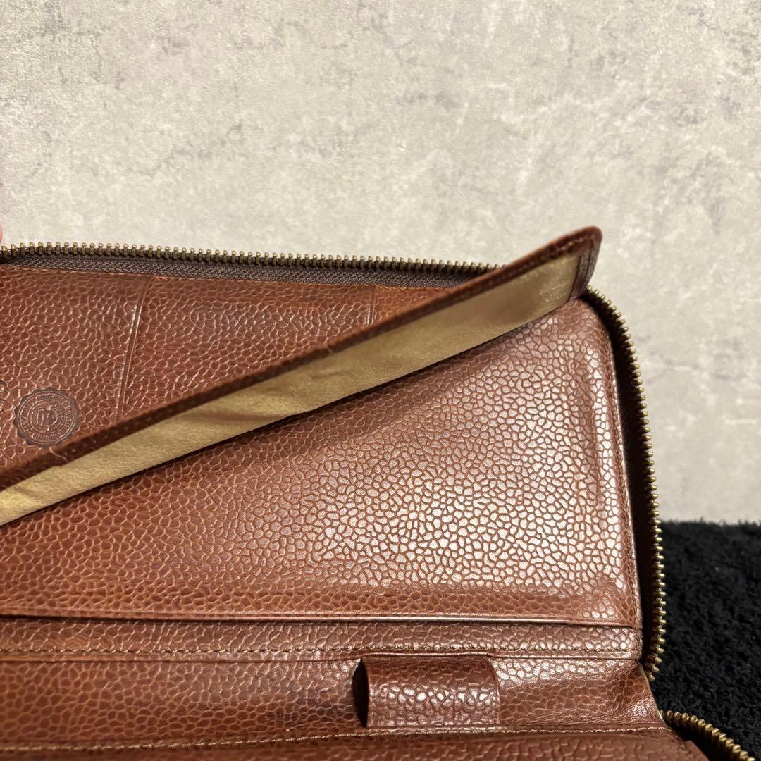 GANZO ガンゾー オーガナイザー 長財布 カードケース ブラウン