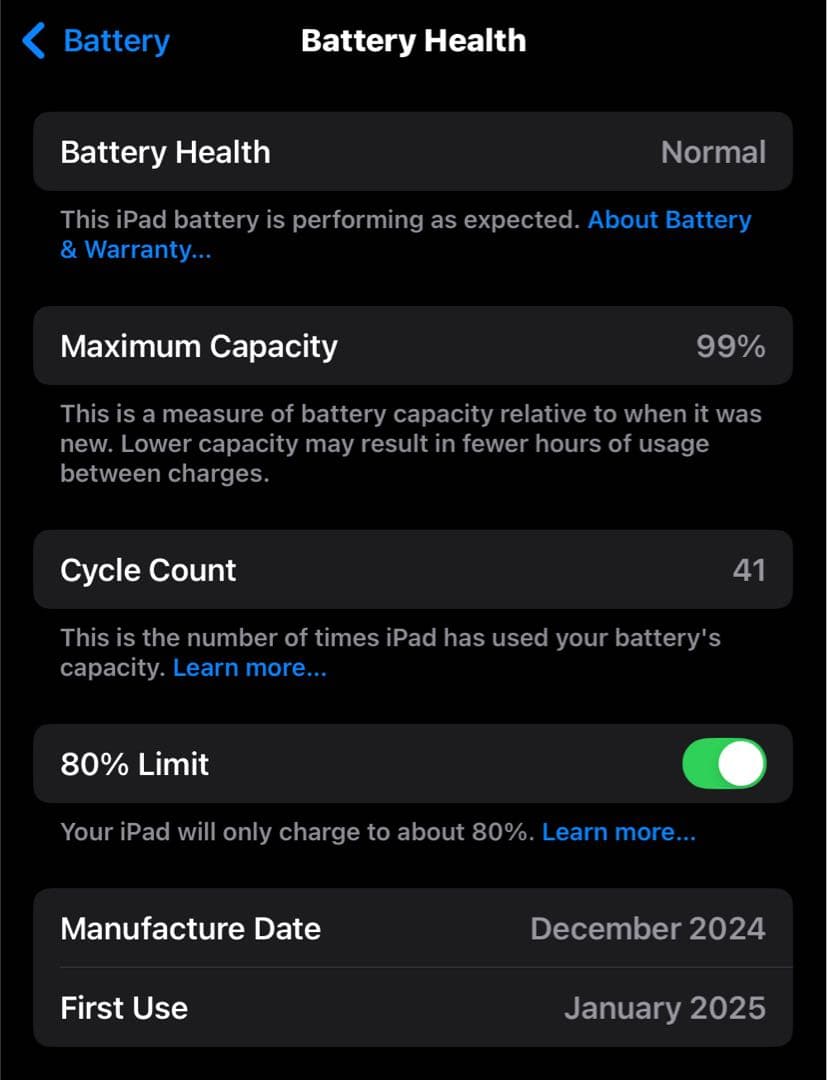 iPad Air 11インチ (パープル) 本体