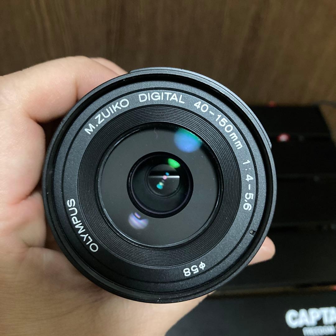 美品　オリンパス望遠レンズ M.ZUIKO ED MSC40−150mm R 黒