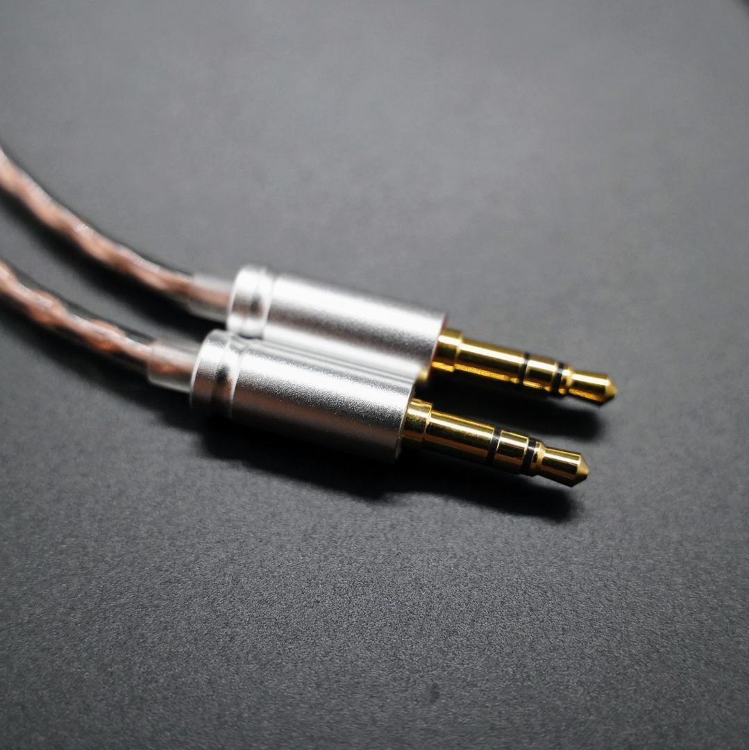 【1点のみ】超高評価ソニー DIYキンバーケーブル ダブル3.5mm/4.4mm