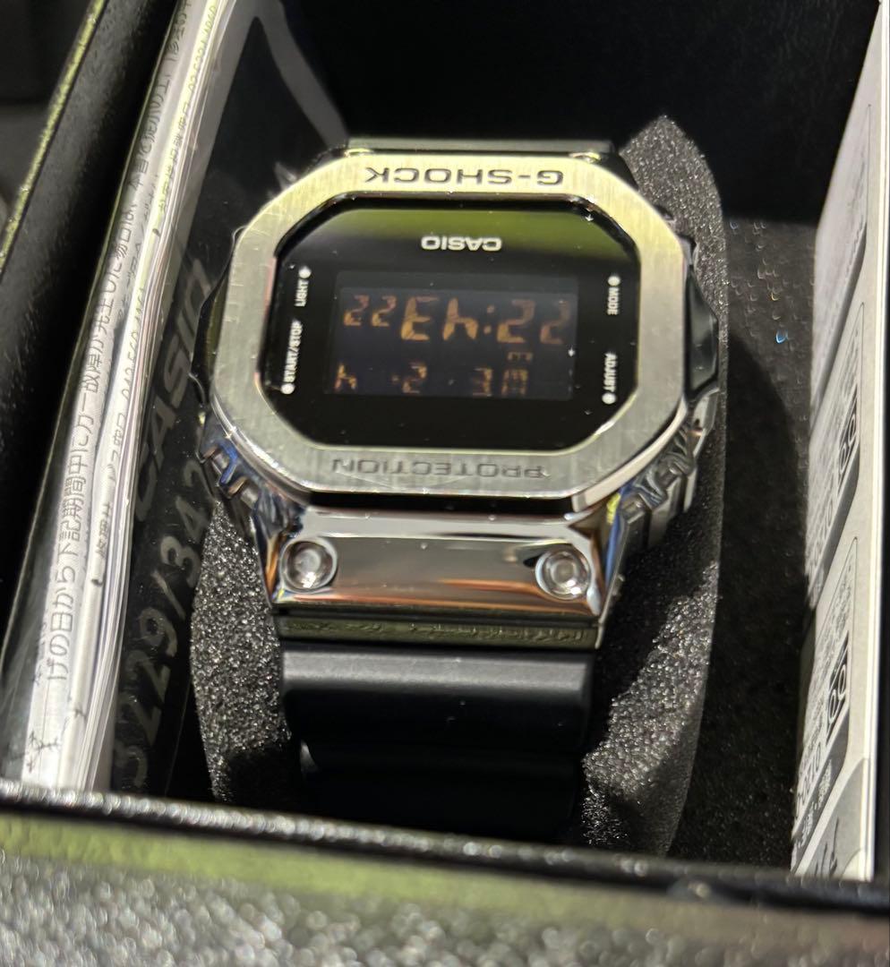 GM-5600 CASIO G-SHOCK デジタル腕時計 ブラック