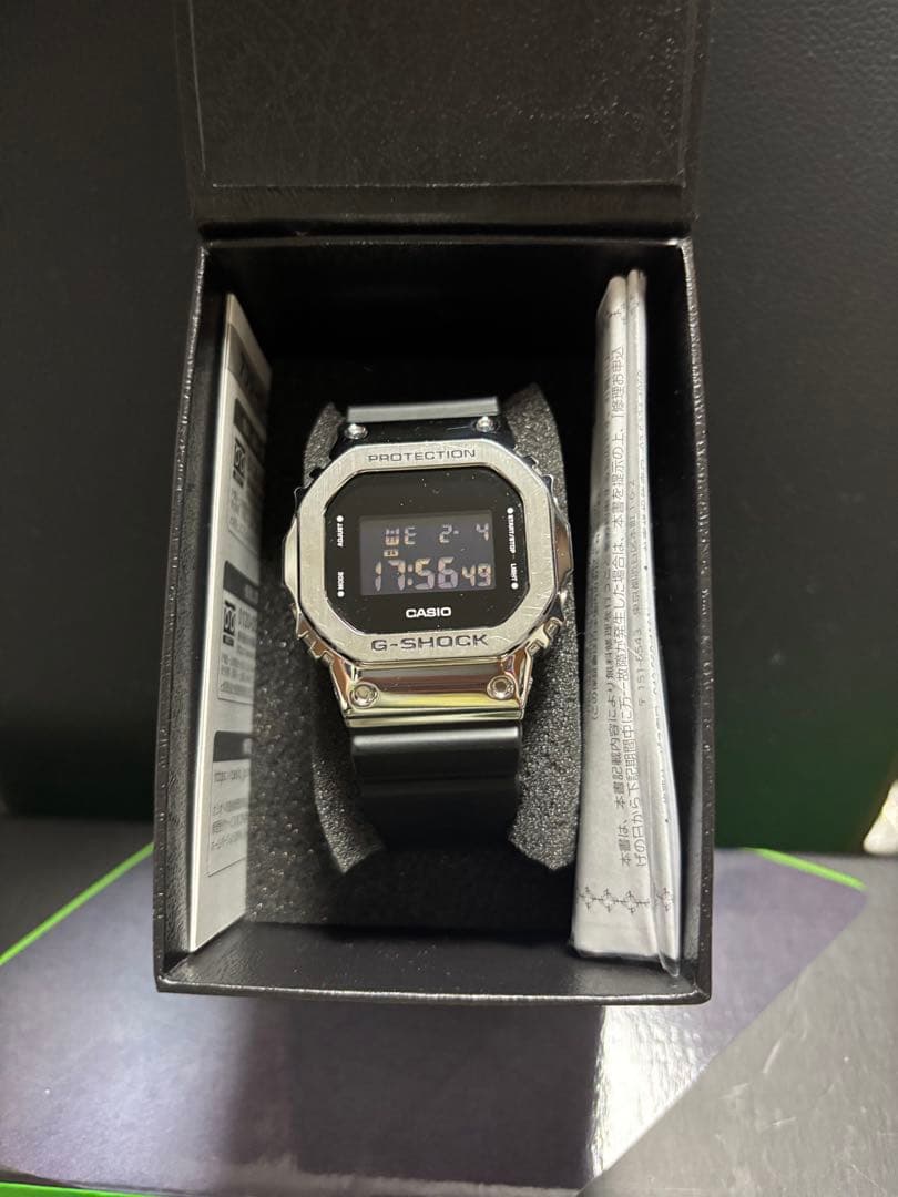 GM-5600 CASIO G-SHOCK デジタル腕時計 ブラック