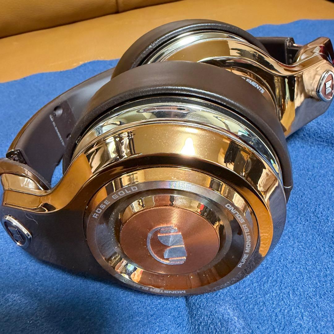 モンスター エレメント ローズゴールド Bluetoothヘッドホン