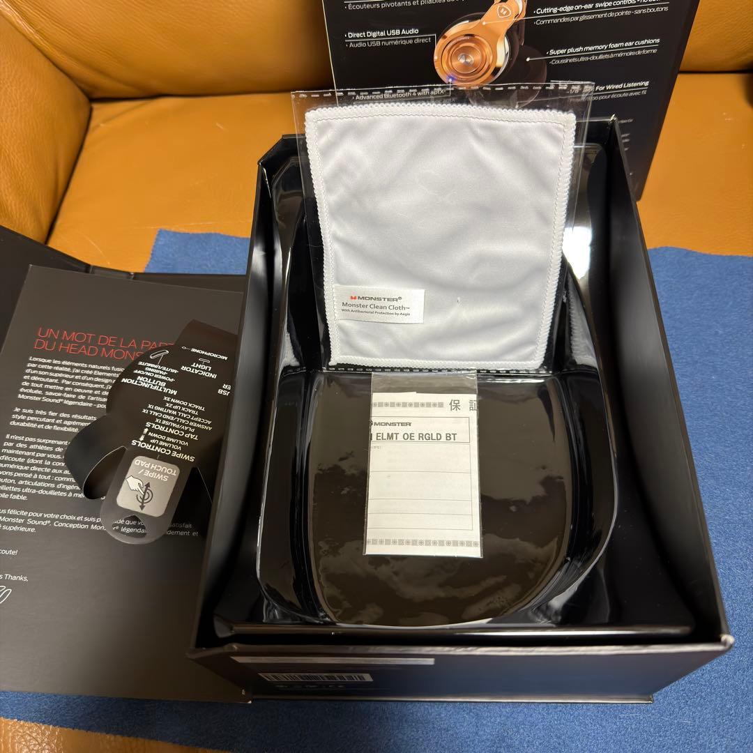 モンスター エレメント ローズゴールド Bluetoothヘッドホン