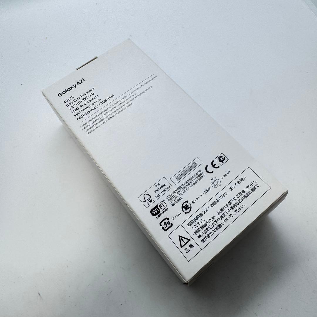 【未使用品】 Galaxy A21 SC-42A 本体 動作確認済み