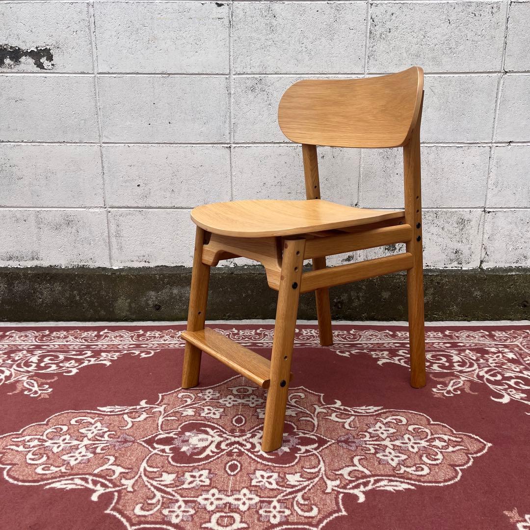 美品◼︎ACTUS アクタス サークル 木製チェア 高さ調整可能