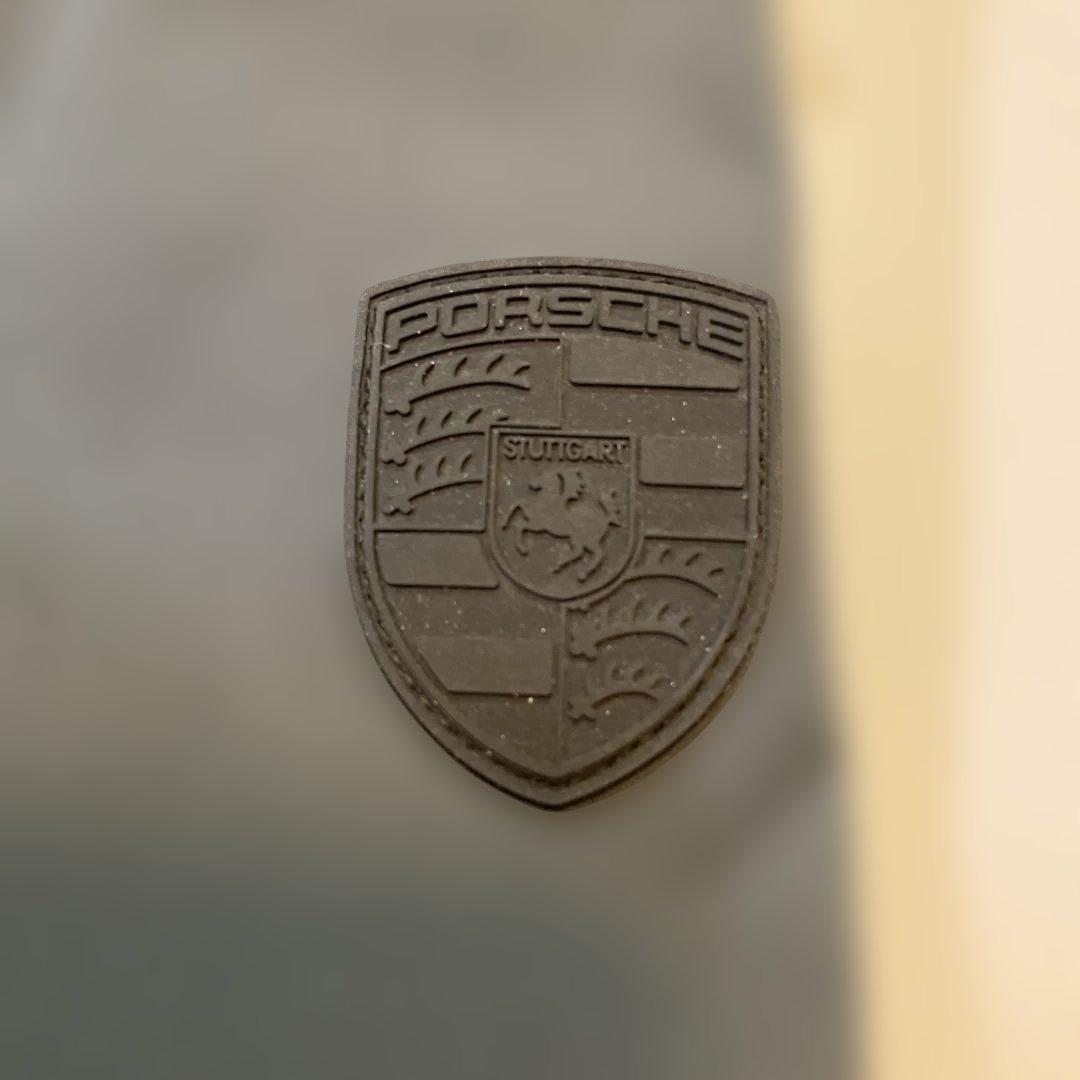 ポルシェPorsche ジャンパー S~Mサイズ フード収納 濃いグレー 防風