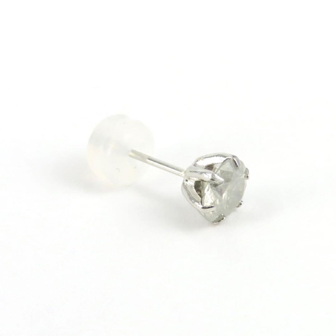 m*n様 【本物保証】Pt900 天然ダイヤモンド 0.5ct ピアス　片耳用