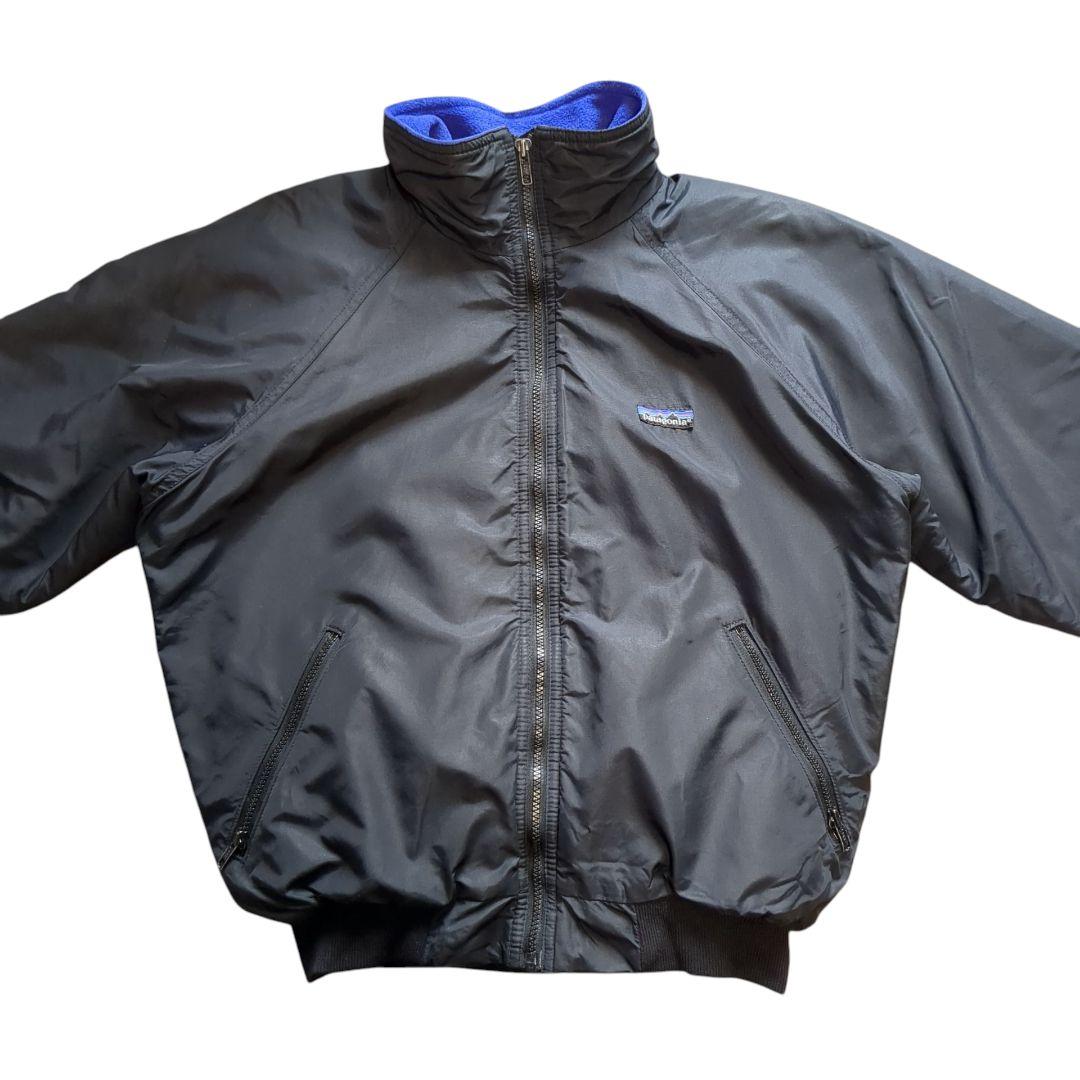 80s USA製 Patagonia シェルドシンチラ ブラック Mサイズ