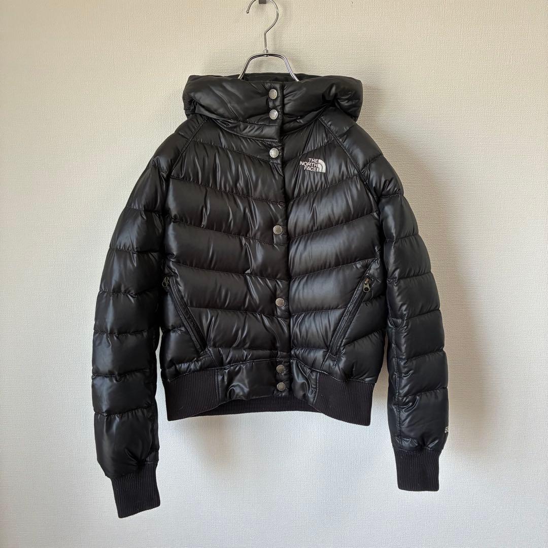 美品 THE NORTH FACE ショート丈ダウン 黒 S