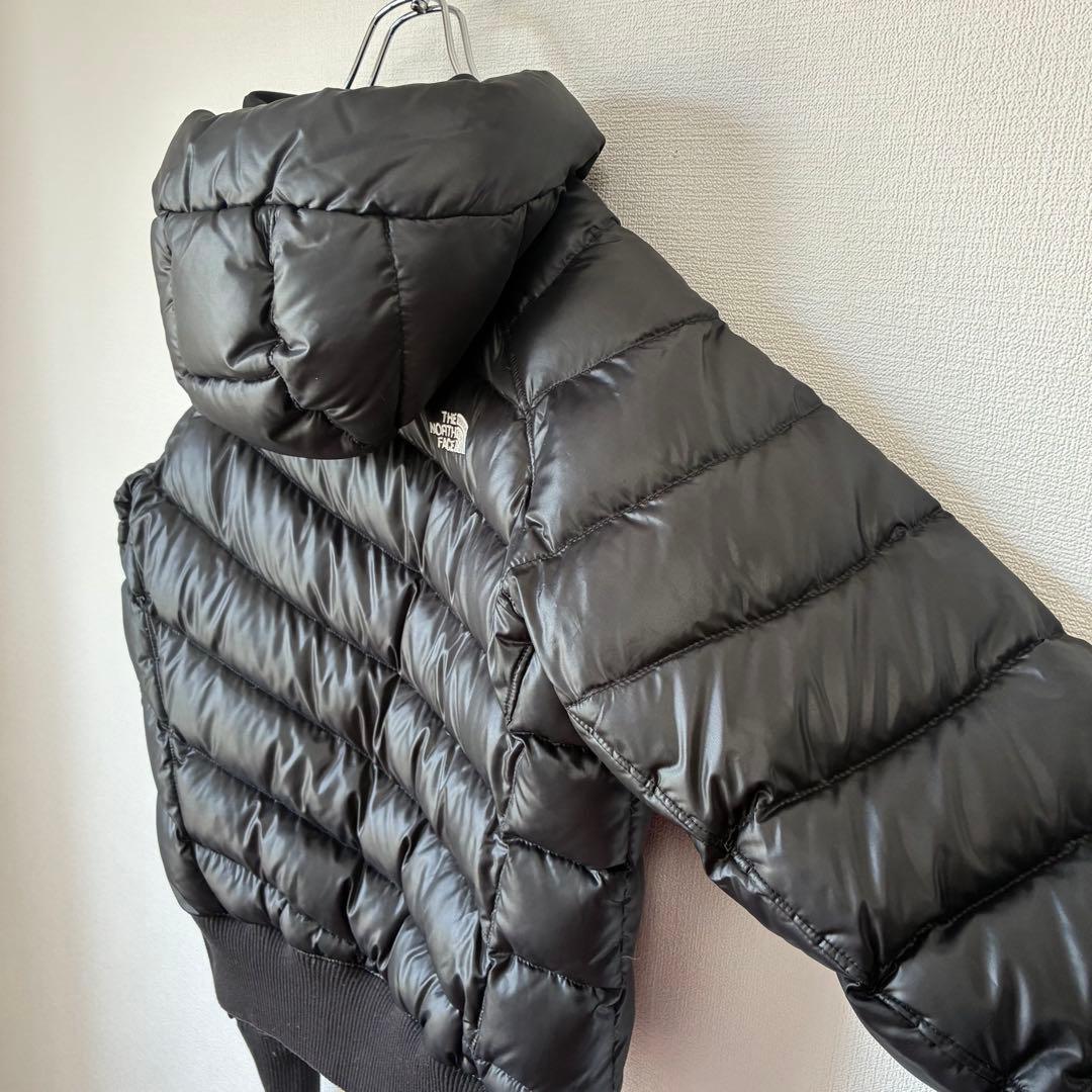 美品 THE NORTH FACE ショート丈ダウン 黒 S