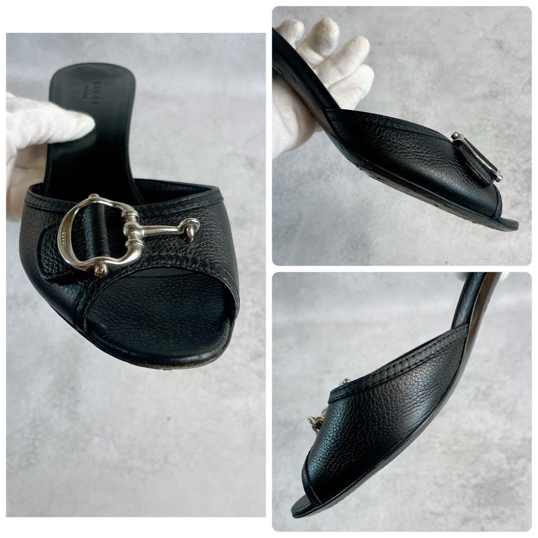 靴 Vintage Gucci Horsebit Sandals 38 1/2