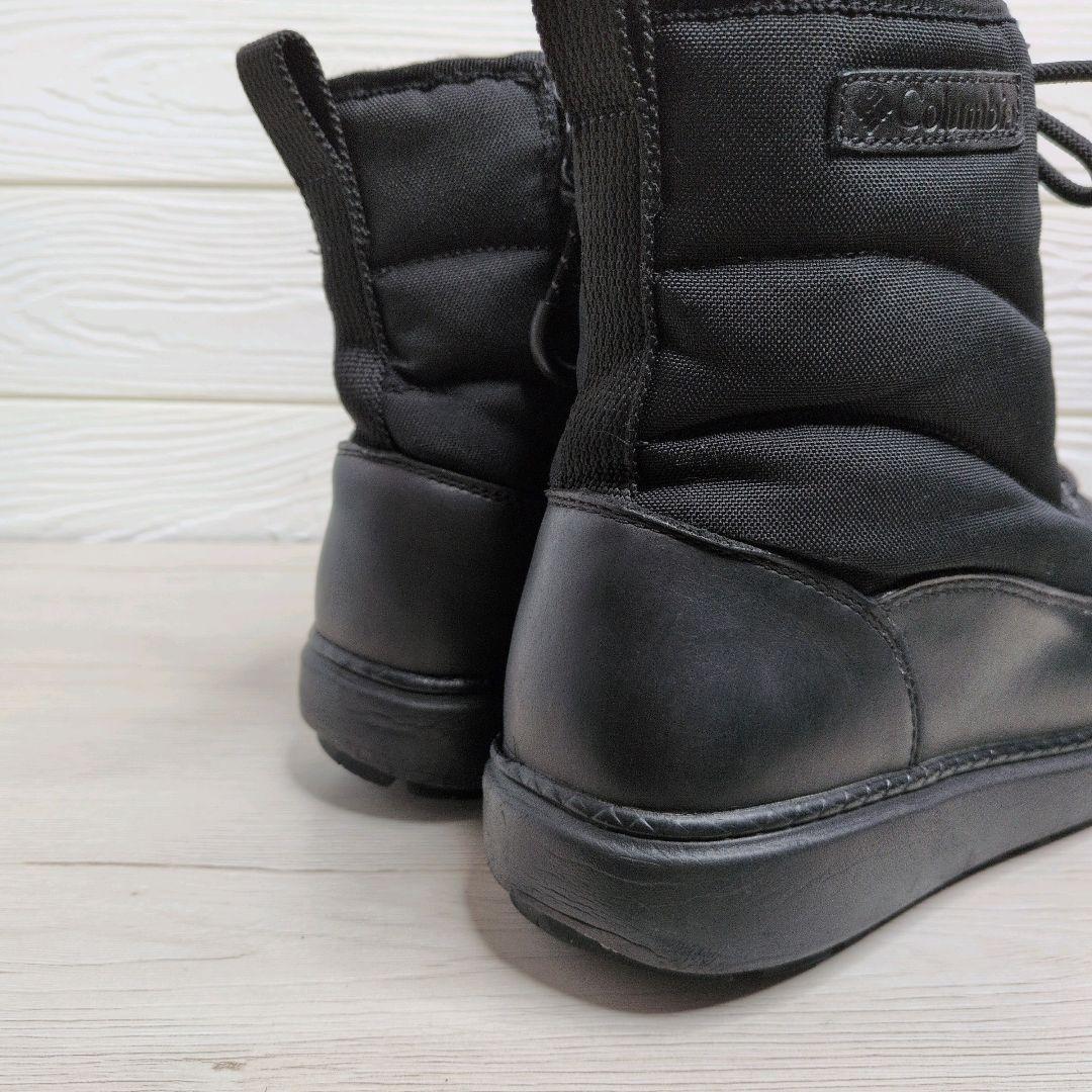 最終お値下げ コロンビア サップランド スノーブーツ 25.0 黒 レザー