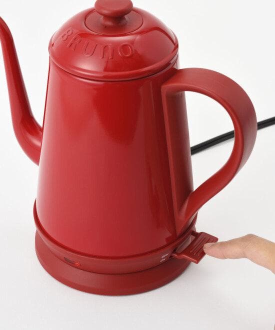 【新品未使用】【レッド】BRUNO ステンレスデイリーケトル 1L