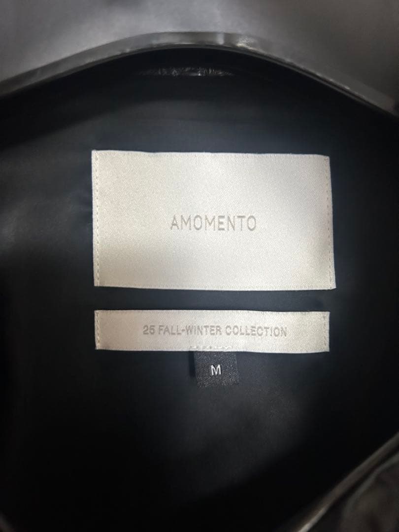 ジャケット・アウター AMOMENTO SYNTHETIC LEATHER BLOUSON