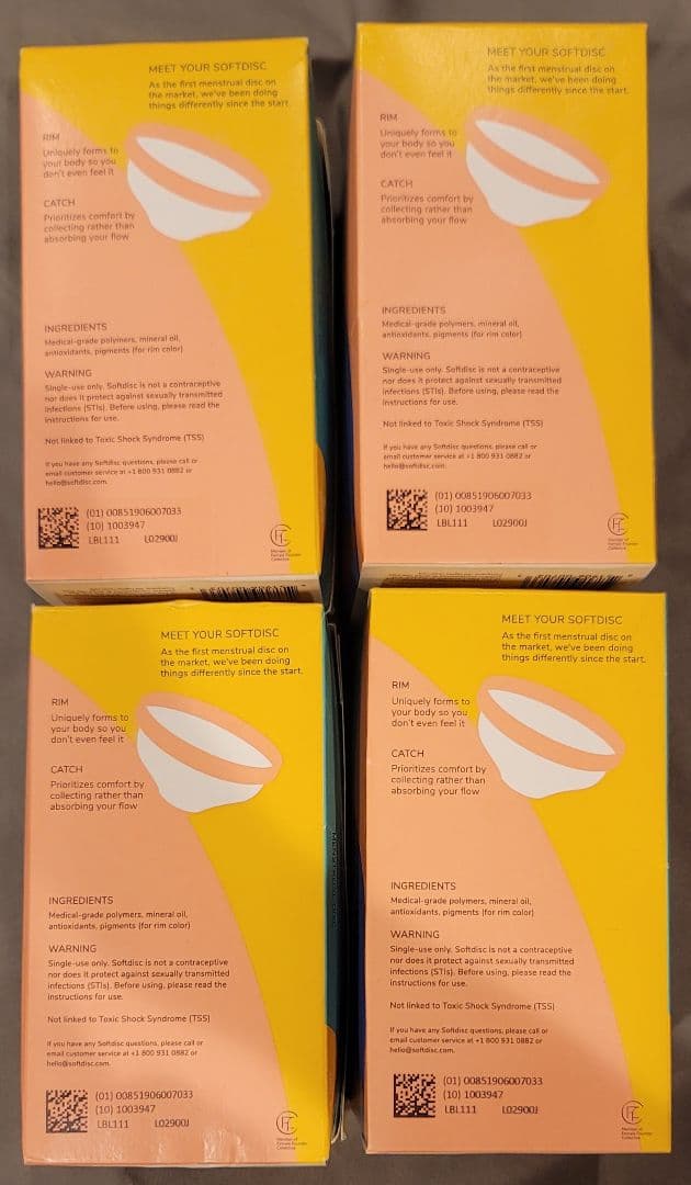 月経カップ 月経ディスク Softdisc 生理用ディスク 14枚入り